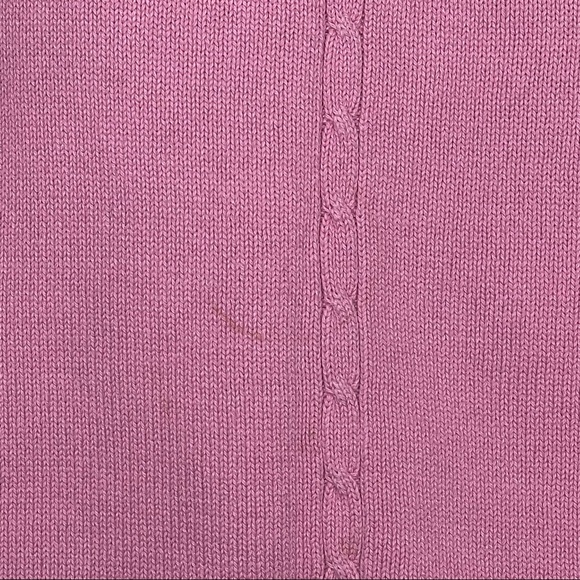 VTG 90s SML Sport Pink Mock Neck Sweater Vest - Picture 7 of 11